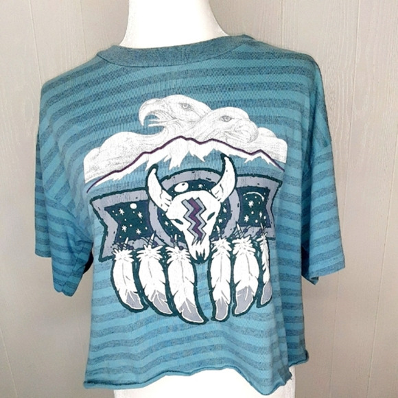 VTG‎ Y2K Graphic Crop top - Picture 1 of 3